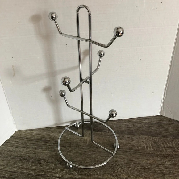 Vtg  Silvertone Mug Tree - Picture 2 of 7